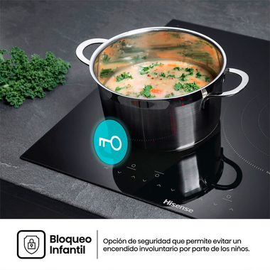 Placa Vitrocerámica Hisense E6332BSCE 59 cm (8)