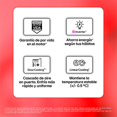 Frigorífico Combi LG GBBSJ20DPY Inox (5)