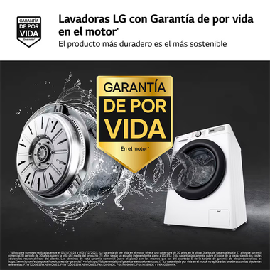 Lavadora LG F4WR5011A6F 11Kg (4)