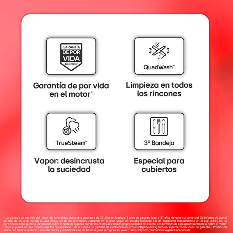 Lavavajillas integrable LG DB375TXS 60 cm (4)