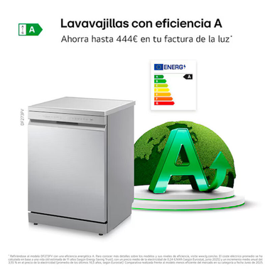Lavavajillas LG DF273FV Inox (7)
