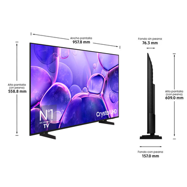 TV Samsung TU43U8005FUXXC LED 4K 43" (1)