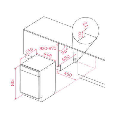 Lavavajillas integrable Teka DFI74860 45 cm (1)