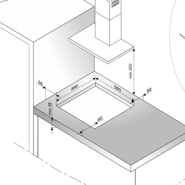 Placa Vitrocerámica Fagor 3VFT-30AC 60 cm (1)