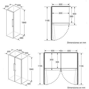 Frigorífico 1 Puerta Balay 3FCE553WE Blanco (1)