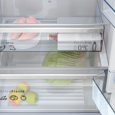 Frigorífico Combi Balay 3KFD855NI Cristal Negro (4)