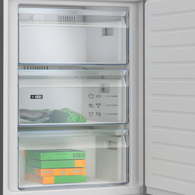 Frigorífico Combi Balay 3KFD855NI Cristal Negro (5)