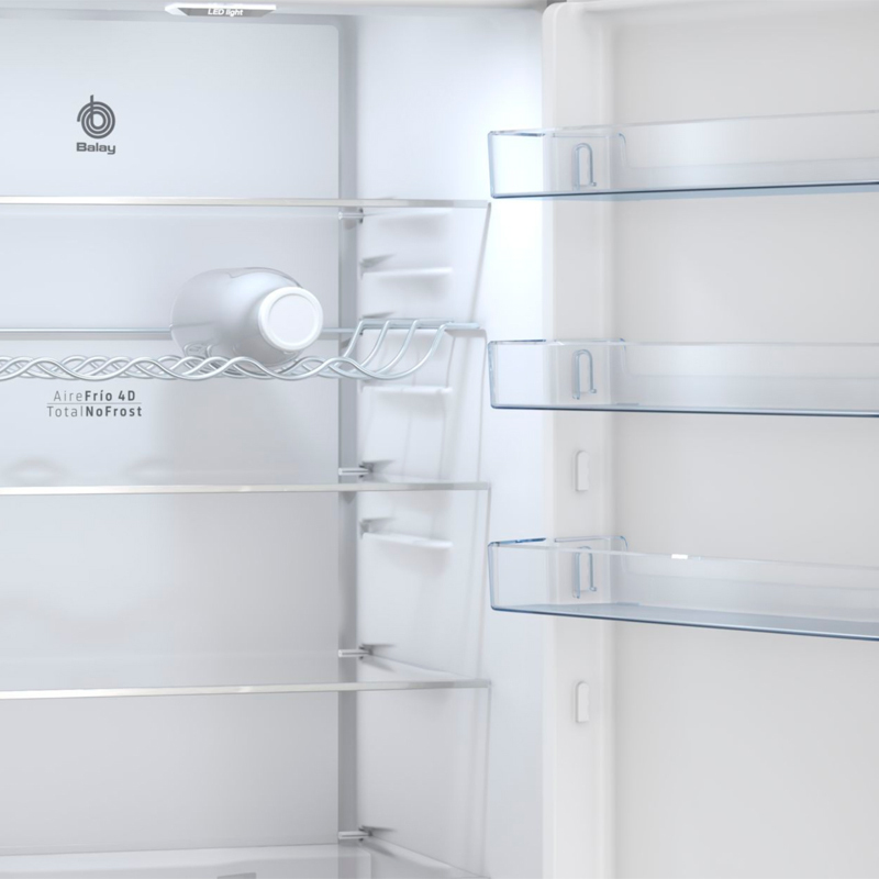Frigorífico Combi Balay 3KFD855BI Cristal Blanco (3)