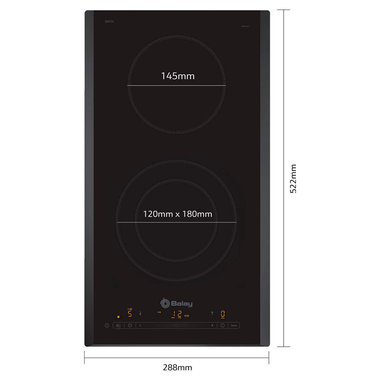 Placa Vitrocerámica Balay 3EB731LQ 30 cm (5)