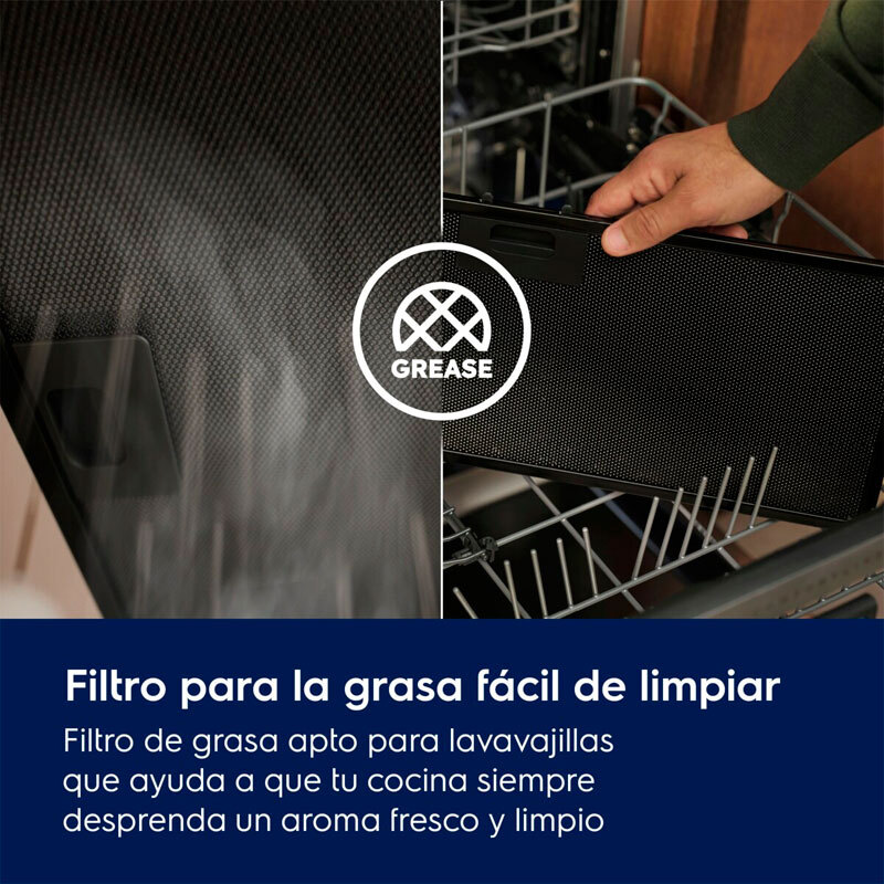Campana decorativa Electrolux LFT816K Negro 60 cm (5)