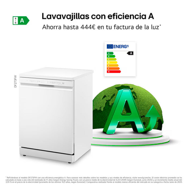 Lavavajillas LG DF273FW 60 cm (7)