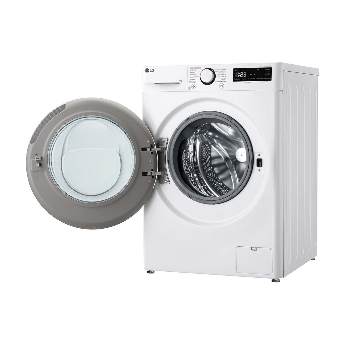 Lavadora LG F4WR6009A0W de 9 kg con vapor y TurboWash 360°