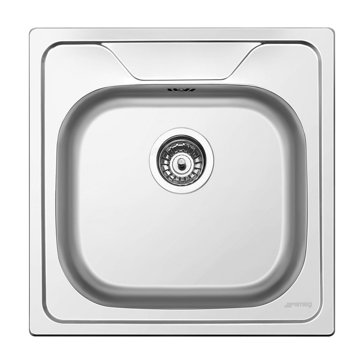 Fregadero Smeg LYP501 de acero inoxidable, 1 cubeta y 50 cm