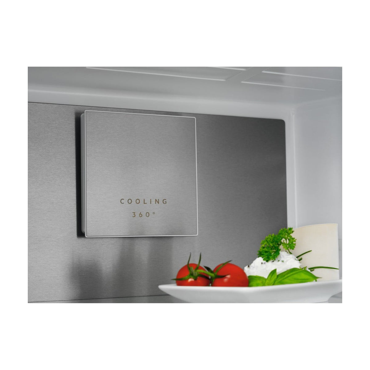 Frigorífico combi AEG ORC8M361EE Total No Frost, cristal negro