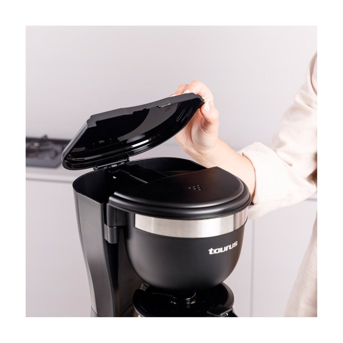 Cafetera de goteo Taurus Verona 12, 680 W y 12 tazas