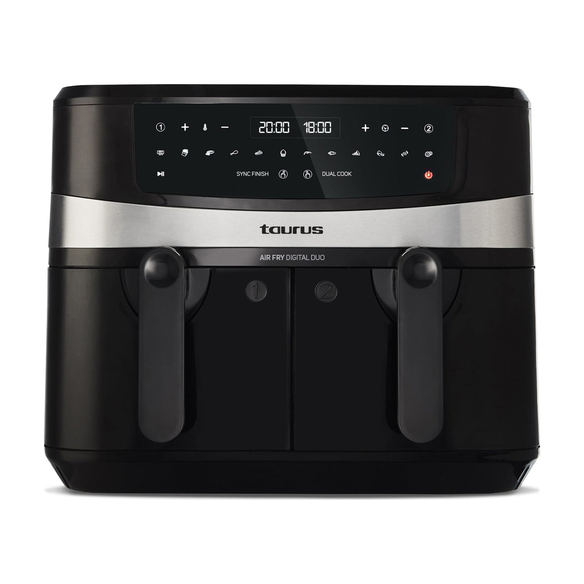 Freidora de aire Taurus Air Fry Digital Duo, 9 l y doble cesta