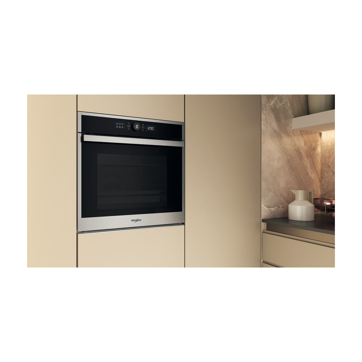 Horno multifunción Whirlpool WOI4S8PM1XA de 73 l con limpieza pirolítica