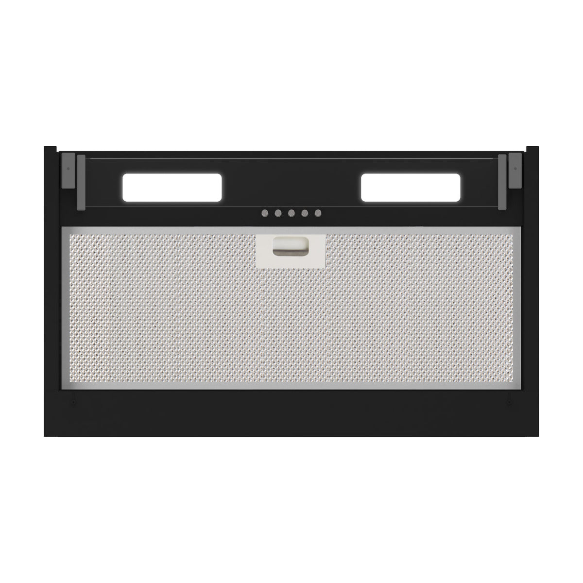 Campana integrable CATA Armonia 60 BK, negra, 645 m³/h y luz LED