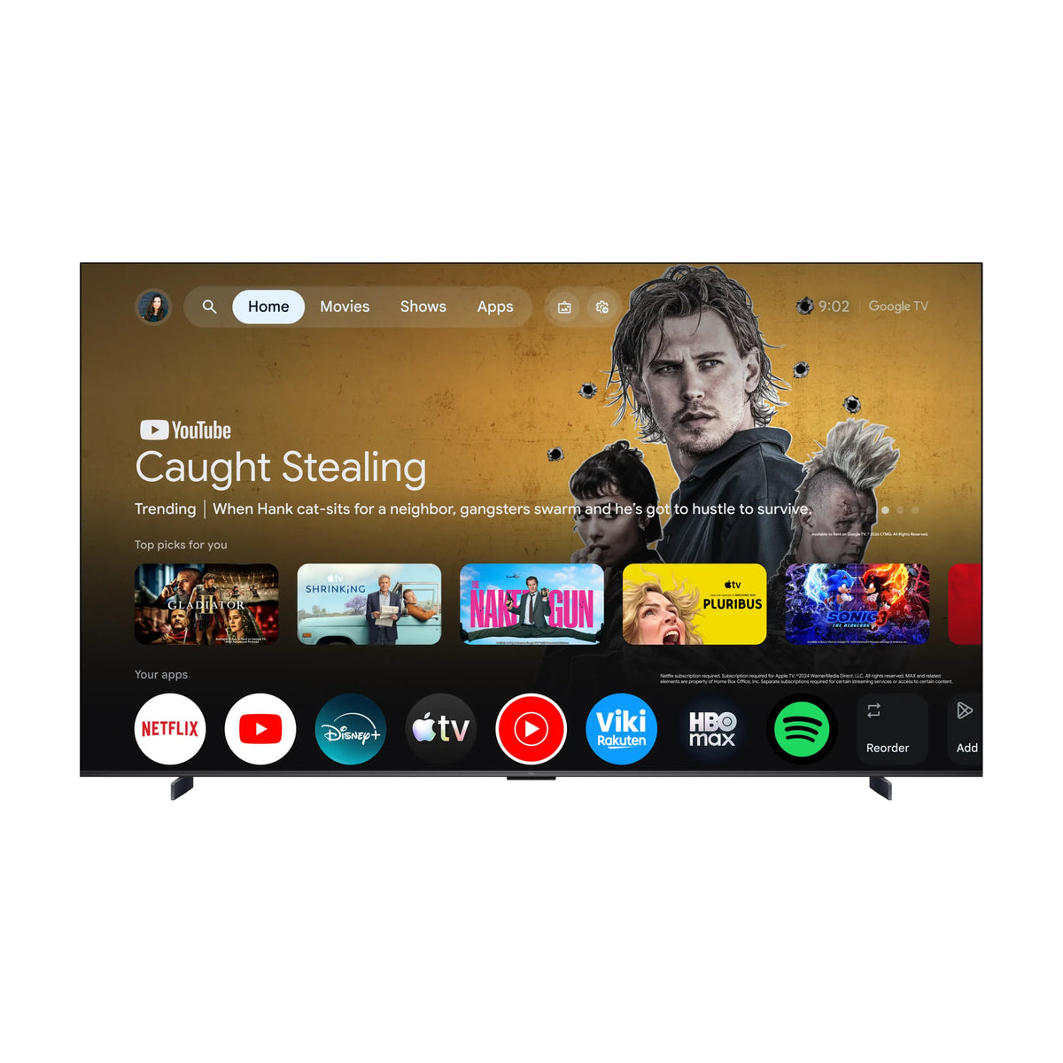 Televisor TCL 98P8L de 98 pulgadas, QD-Mini LED 4K y 144 Hz