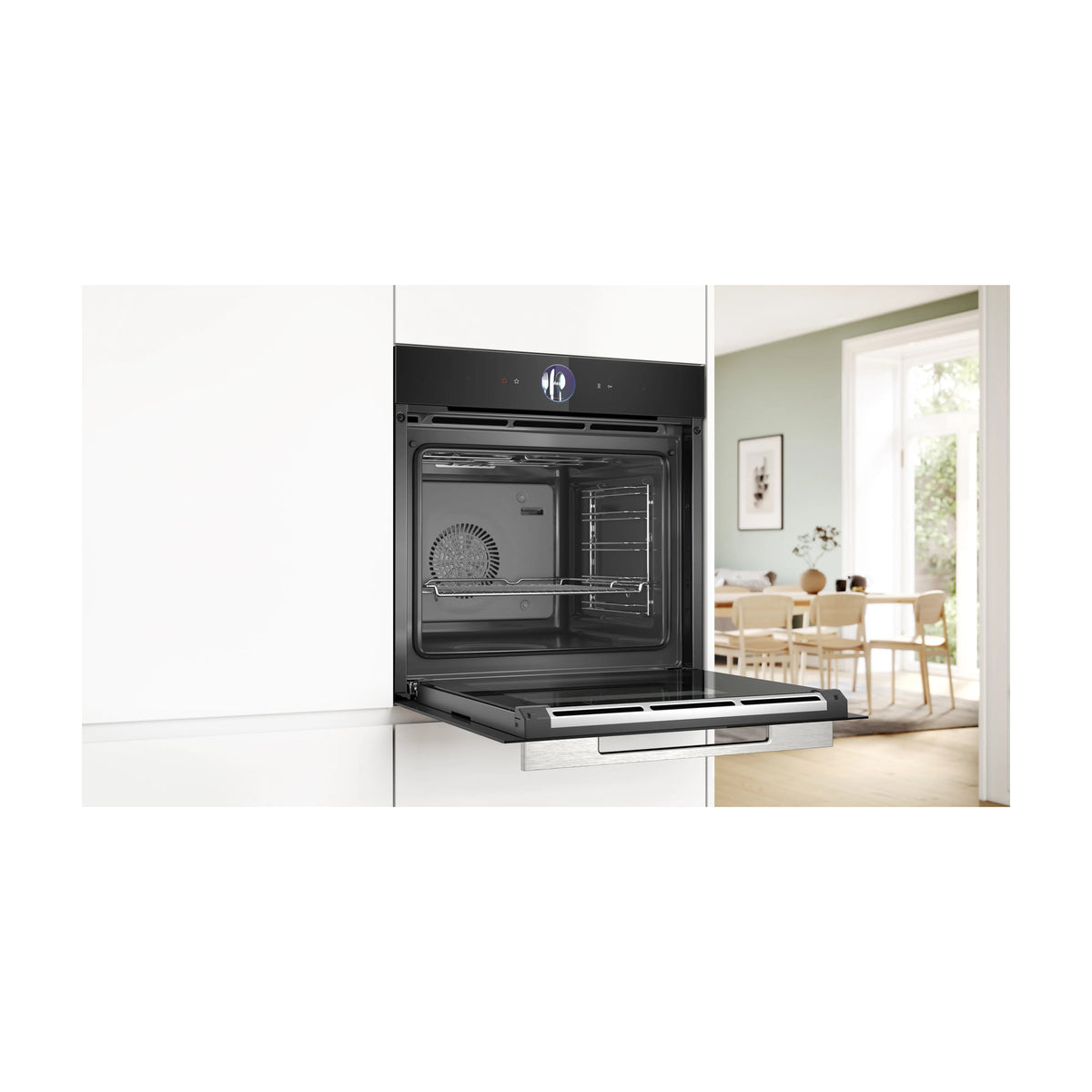 Horno multifunción Bosch HRG7361B1 con vapor añadido y 71 l