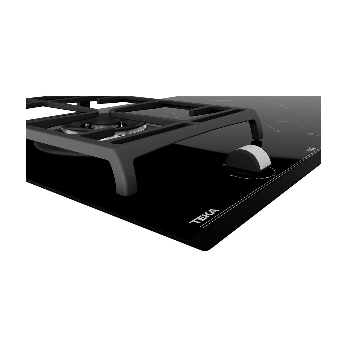 Placa mixta Teka JZC 94313 ABN, 3 zonas de inducción y 1 de gas, 90 cm