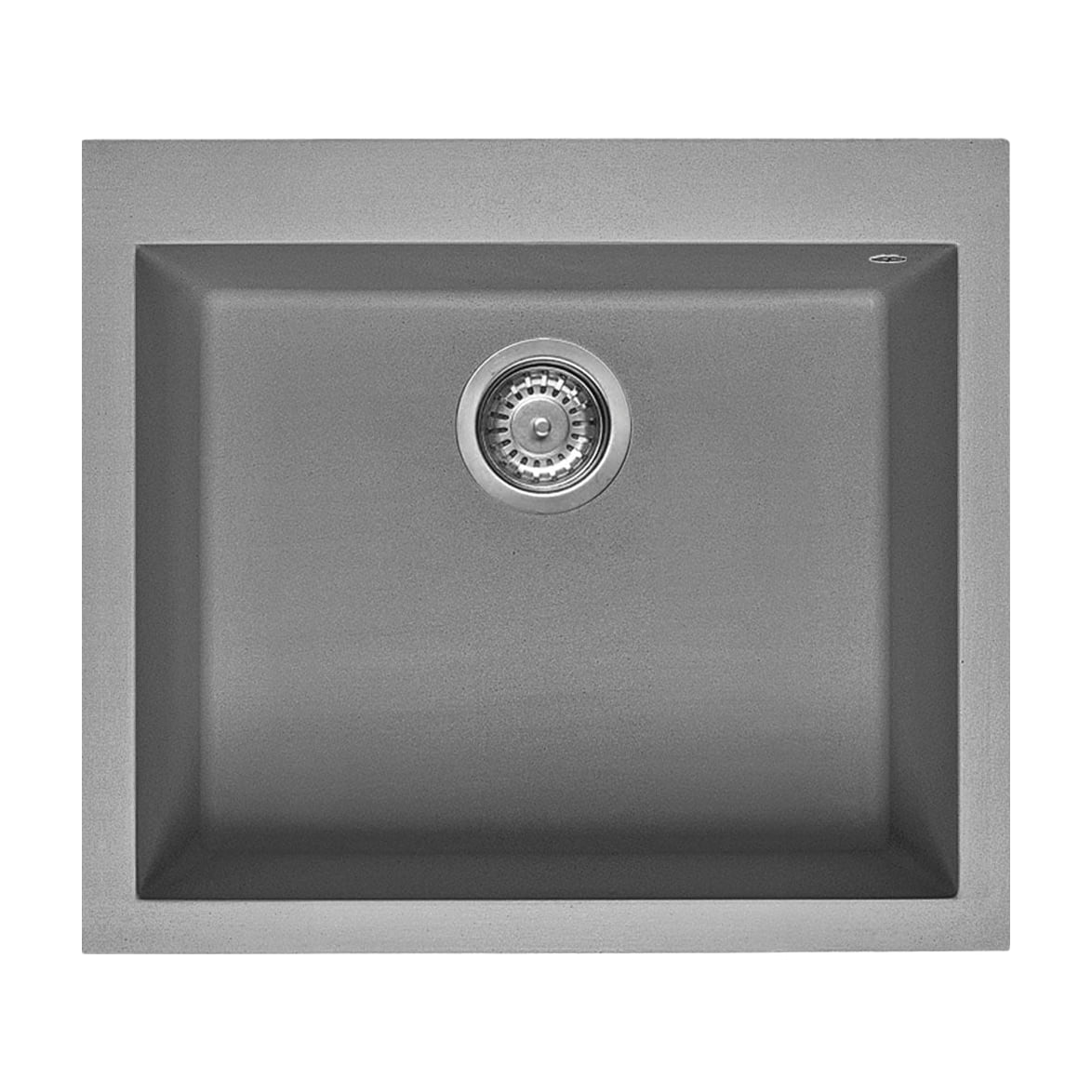 Fregadero Smeg VZ57CT de granito compuesto, 57 cm, cemento