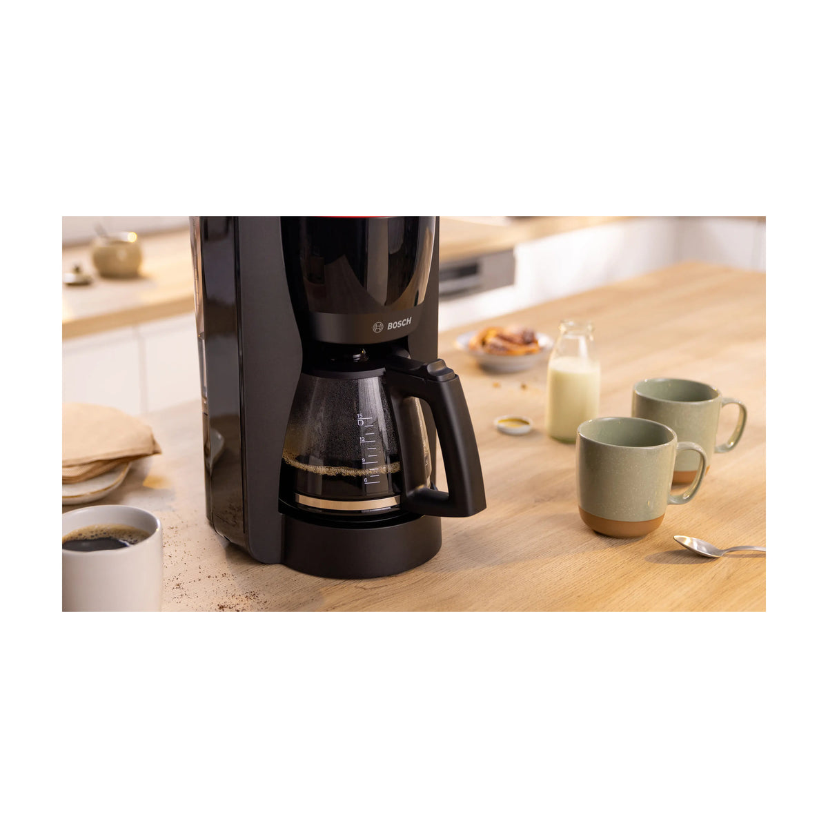 Cafetera de goteo Bosch TKA2M113 MyMoment, 10/15 tazas y 1200 W