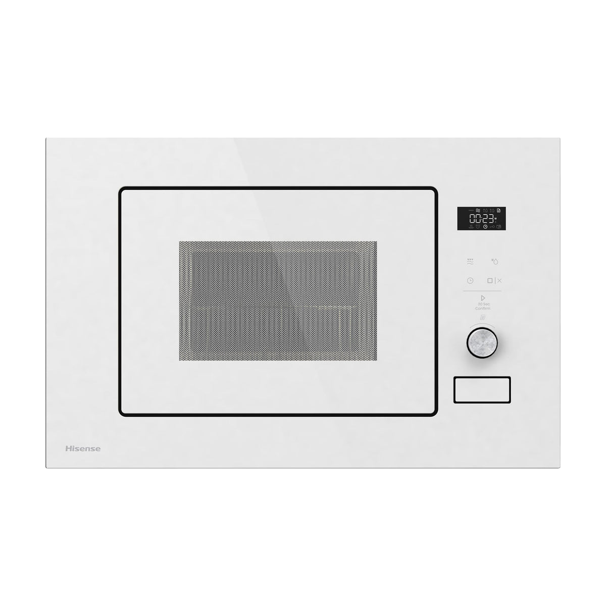 Microondas integrable Hisense BIM320G52WG, 20 l, cristal blanco
