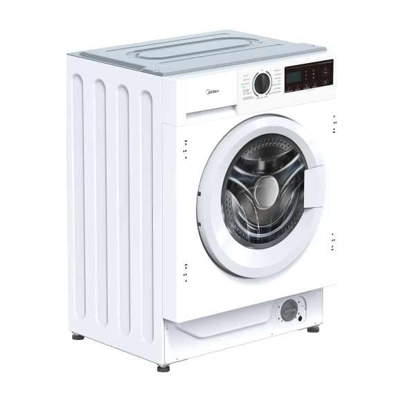 Lavasecadora integrable Midea MFA06D80BA10/W-ES, 8/6 kg y 1400 rpm
