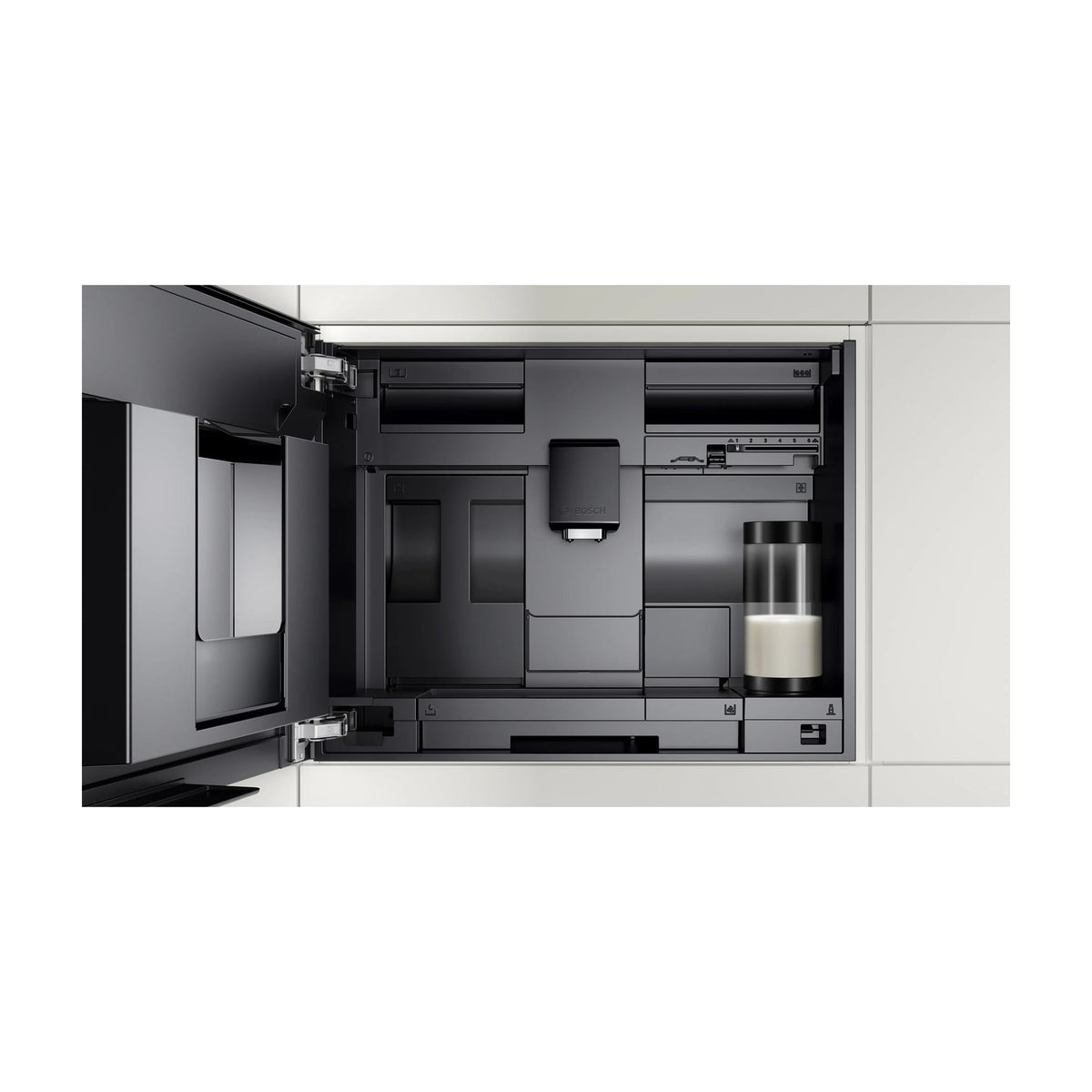 Cafetera integrable Bosch CTL7181B0 con Home Connect y 19 bares
