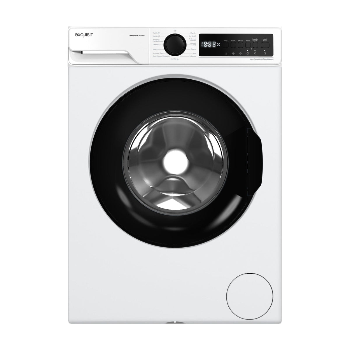 Lavadora Exquisit WMP9140-770A de 9 kg y 1400 rpm