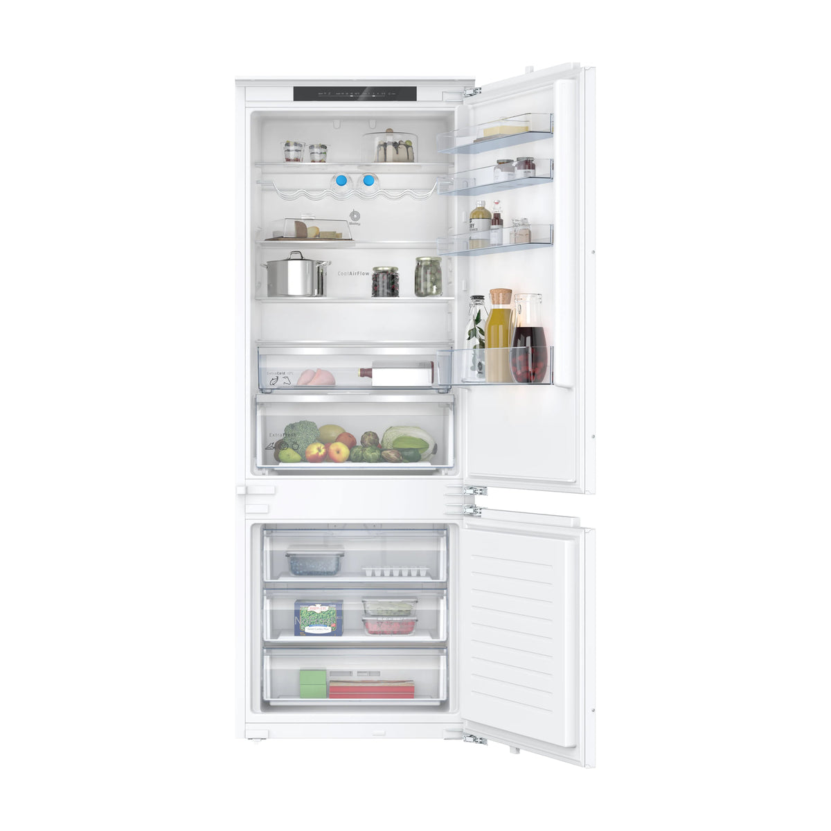 Frigorífico combi integrable Balay 3KIE934F de 383 l con No Frost