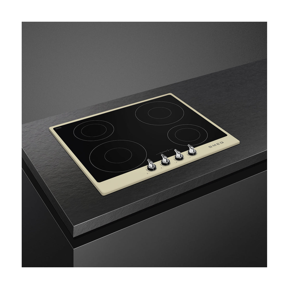 Placa de inducción Smeg SI964PM de 60 cm, 4 zonas y mandos frontales