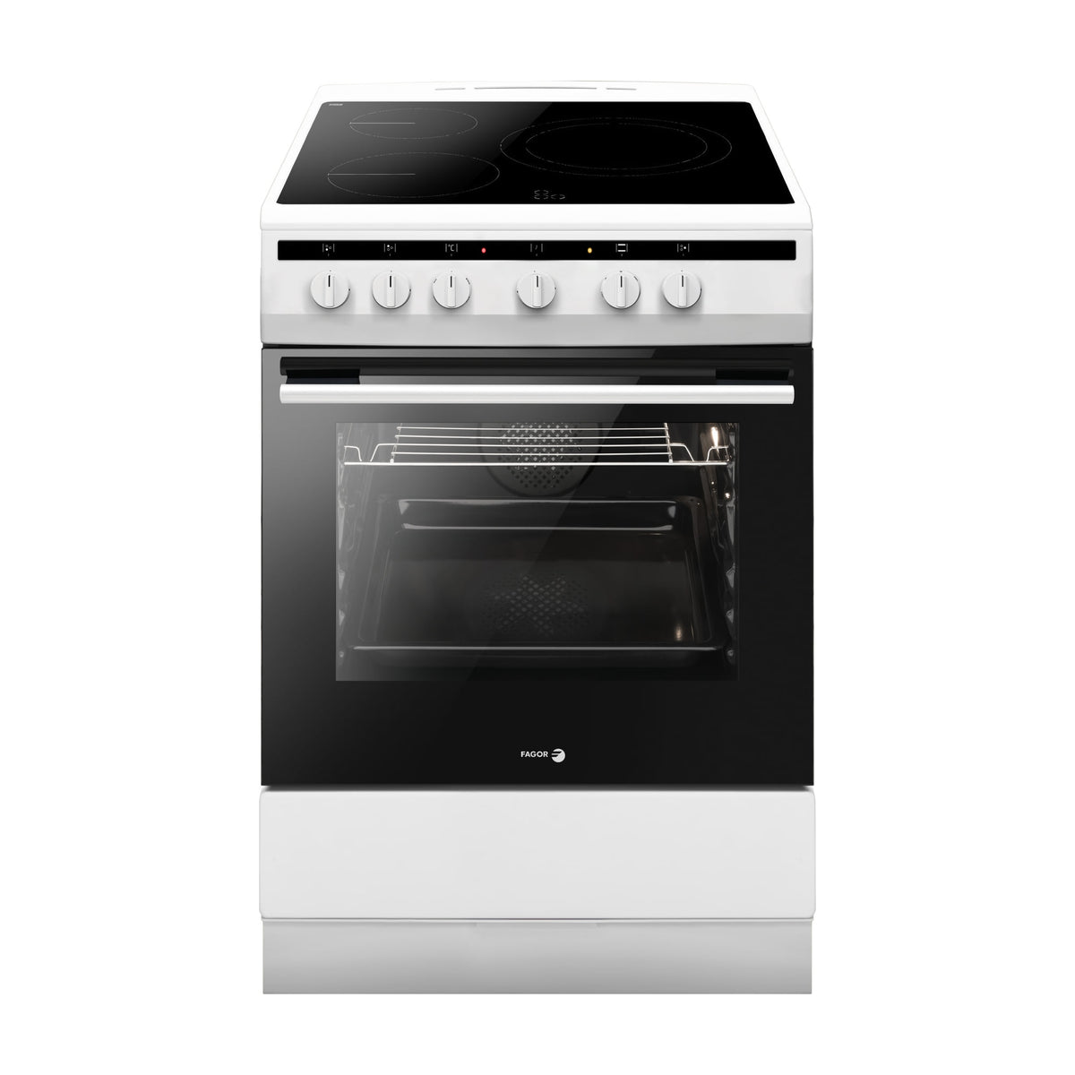 Cocina vitrocerámica Fagor 3CLV-600BB de 3 zonas y horno de 71 l