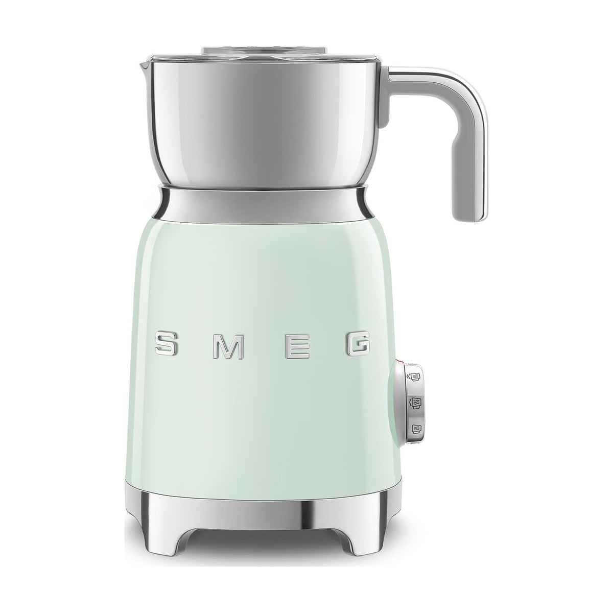 Espumador de leche Smeg MFF11PGEU de 500 W, verde pastel