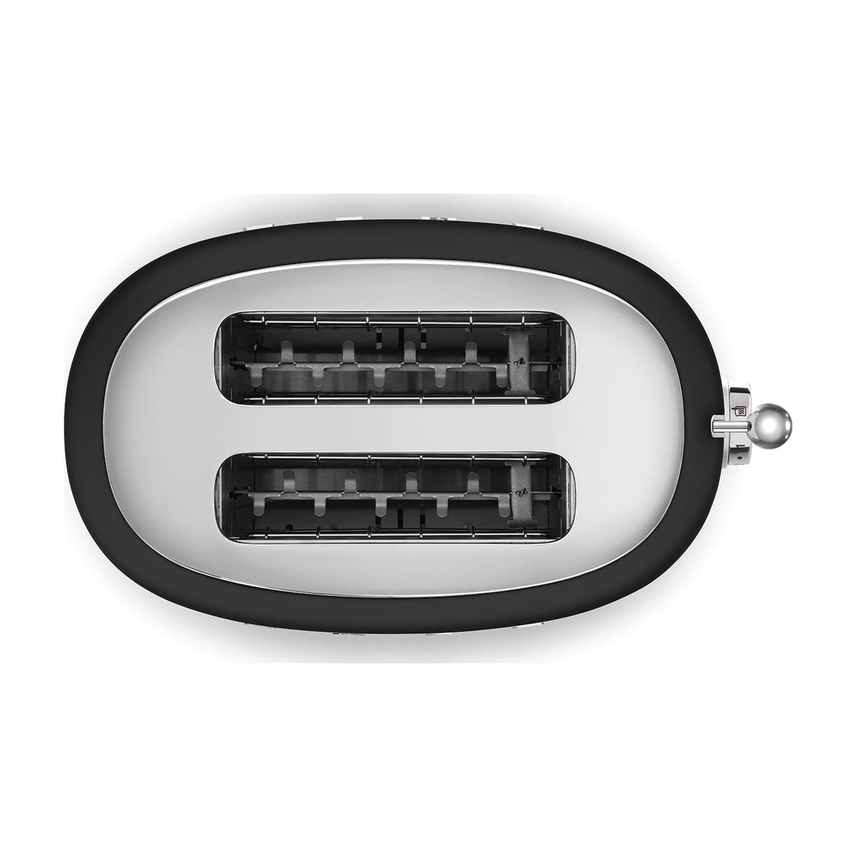 Tostadora Smeg TSF01BLMEU de 2 ranuras, negro mate