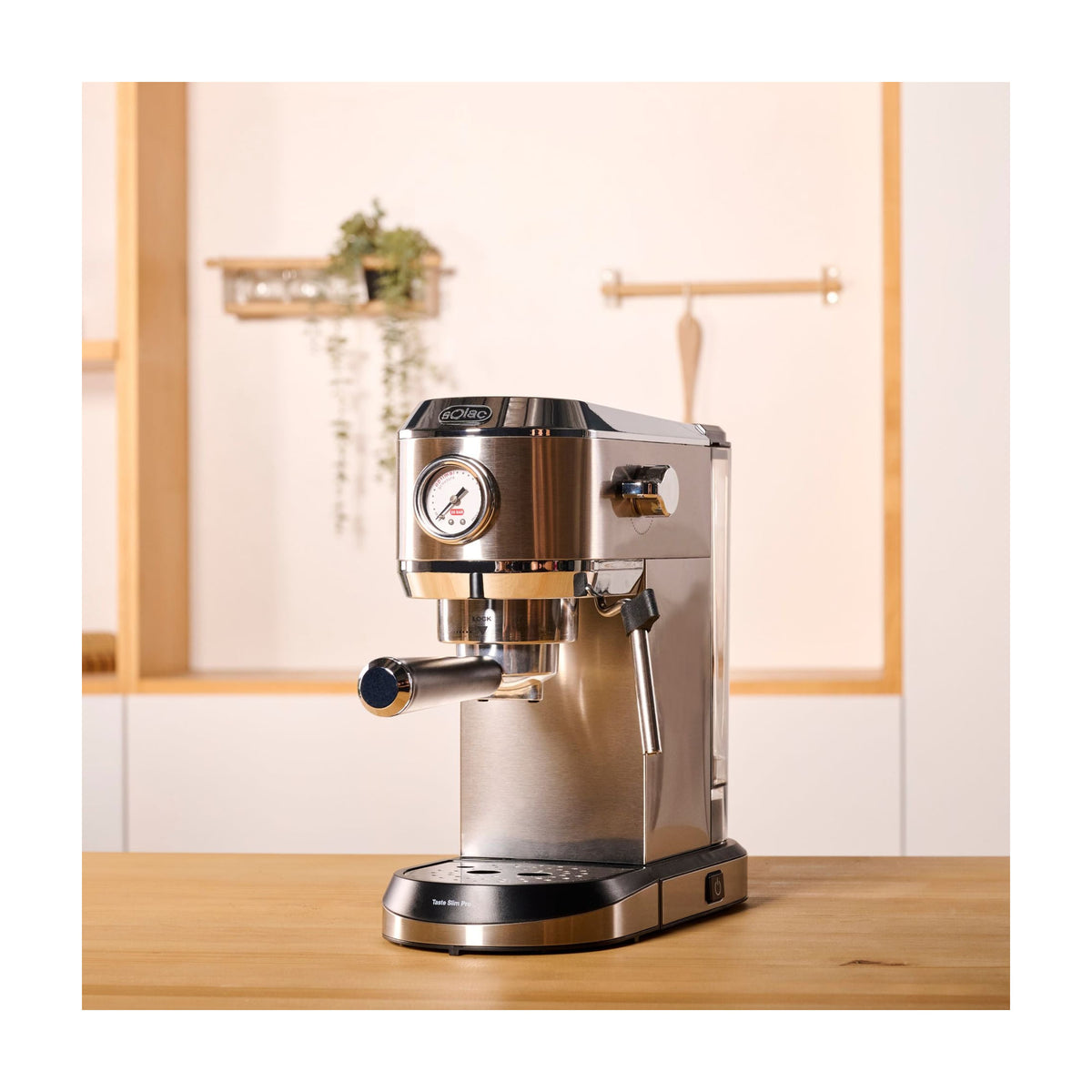 Cafetera espresso Solac CE4520 Taste Slim Pro, 20 bar y 1350 W