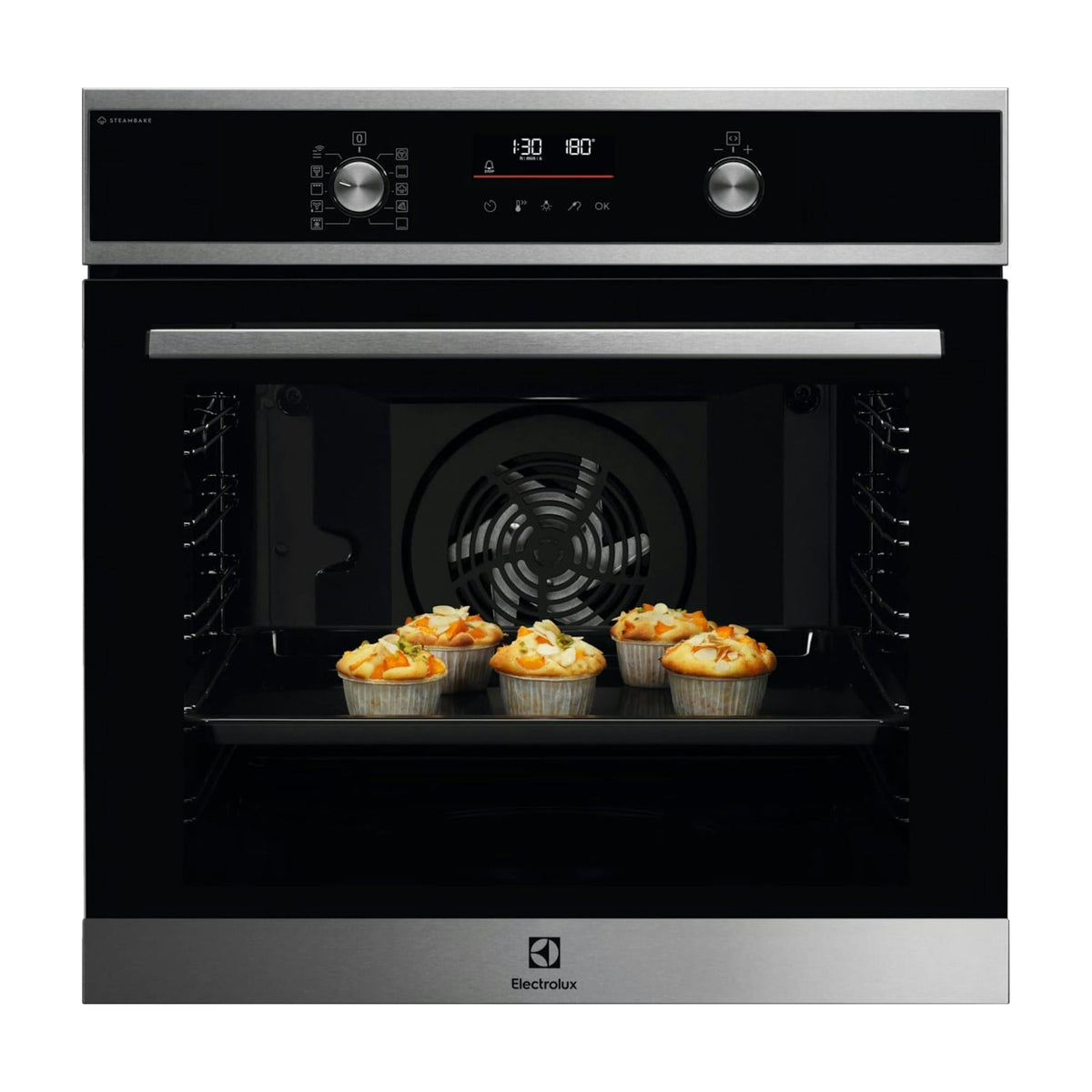 Horno multifunción Electrolux EOD6P77X pirolítico, 72 l con SteamBake