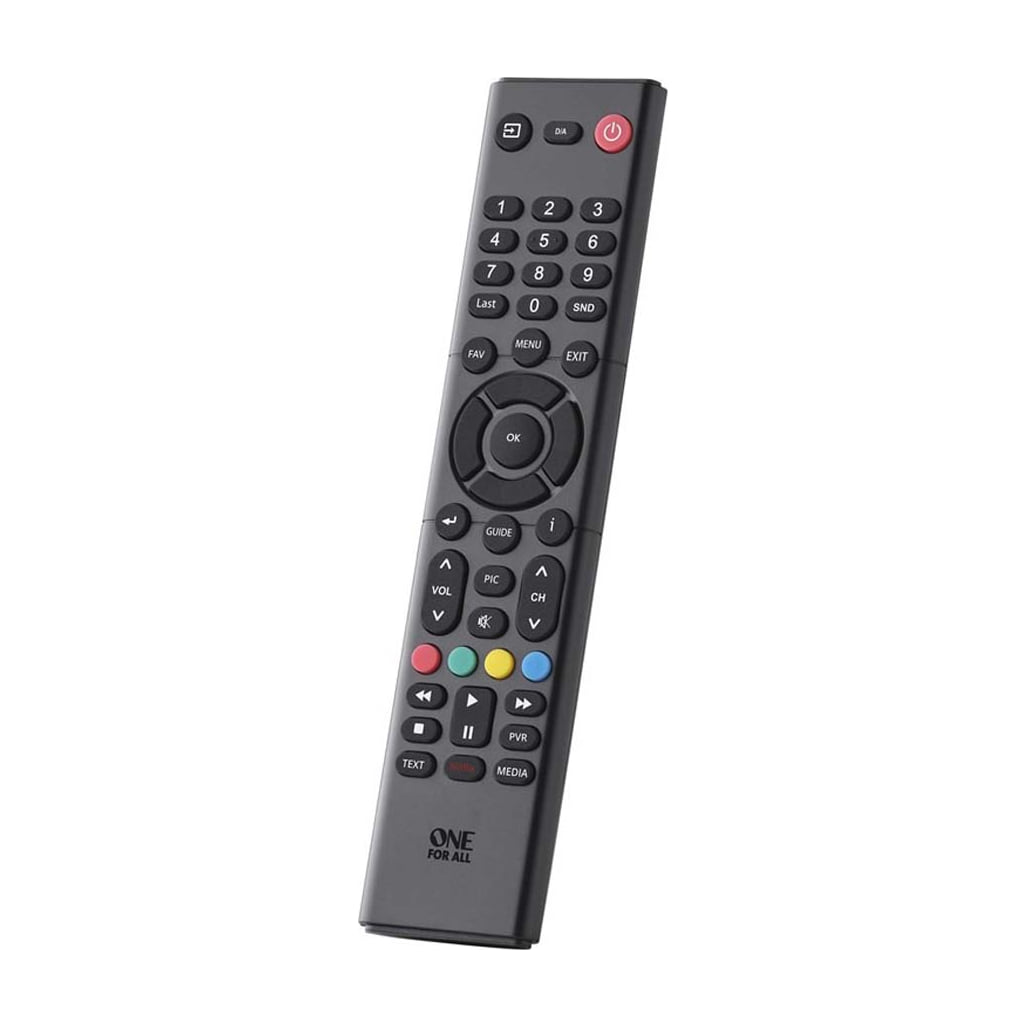 Mando de TV One For All URC1316 para Hisense, con aprendizaje, negro