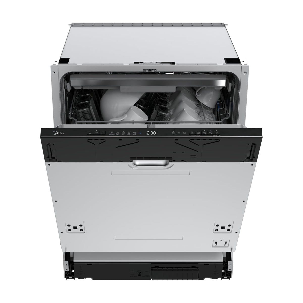 Lavavajillas integrable Midea MDWEB1403MB-EA, 14 cubiertos y clase A