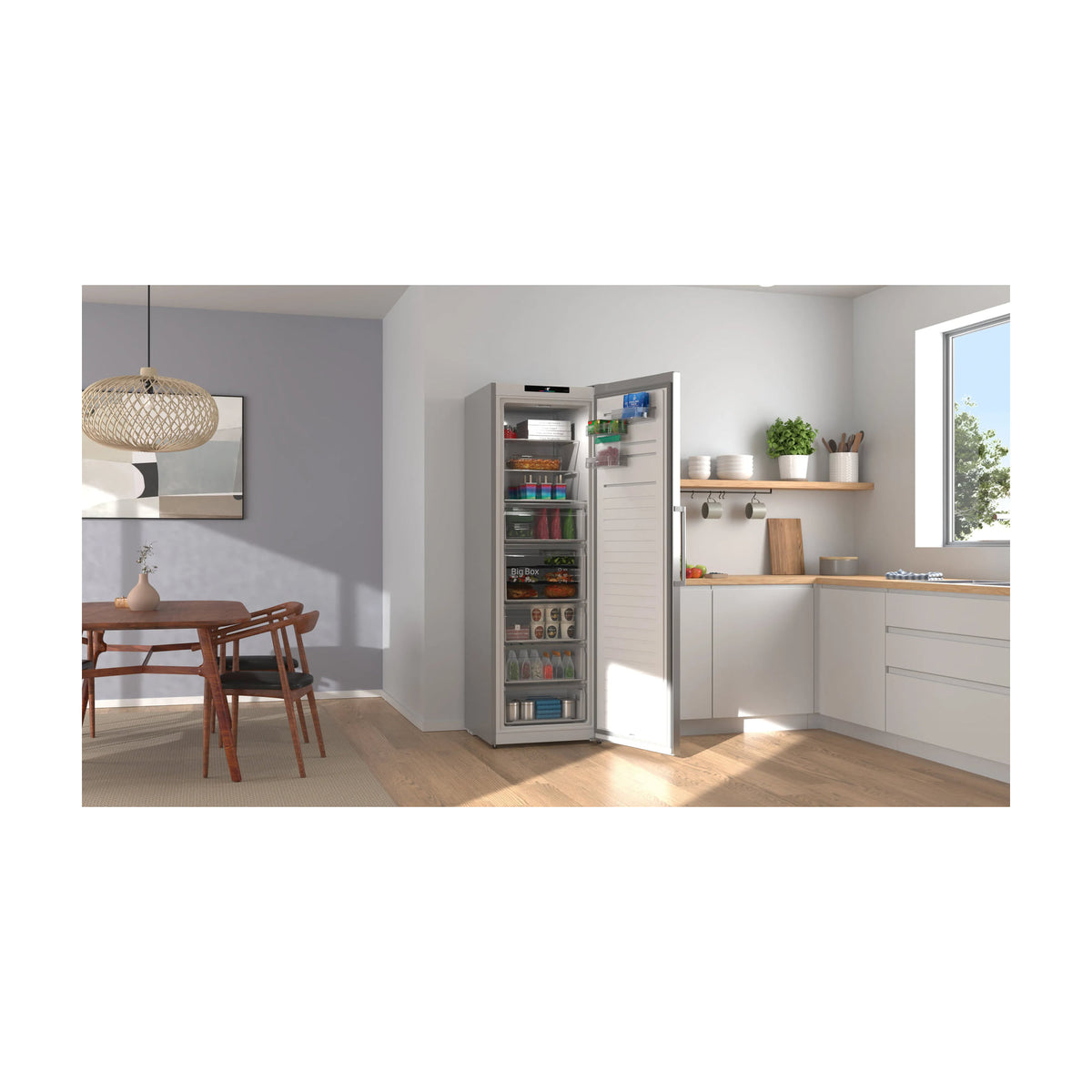 Congelador vertical Bosch GSN36VIDG, No Frost, 334 l