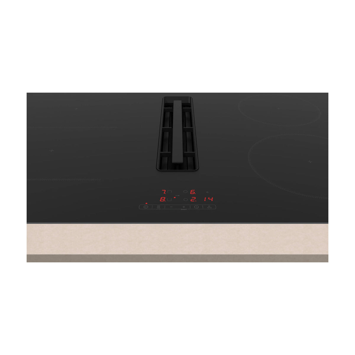 Placa de inducción con extractor Balay 3EBC983ER, 80 cm, sin perfiles