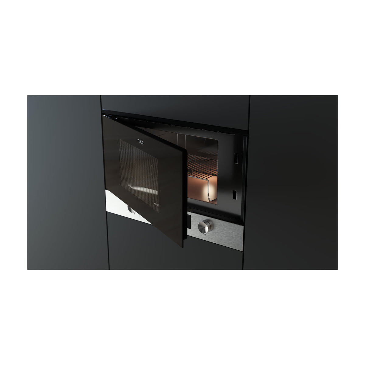 Microondas integrable Teka NEO MS 6220 BIS L SS de 22 l con grill y base cerámica