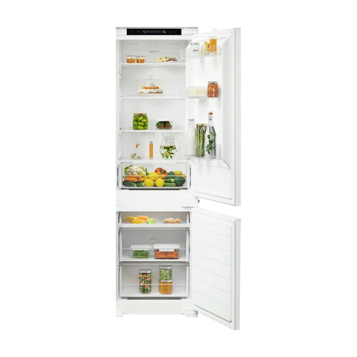 Frigorífico combi Electrolux LNN3CE18S integrable, 253 l y Total No Frost