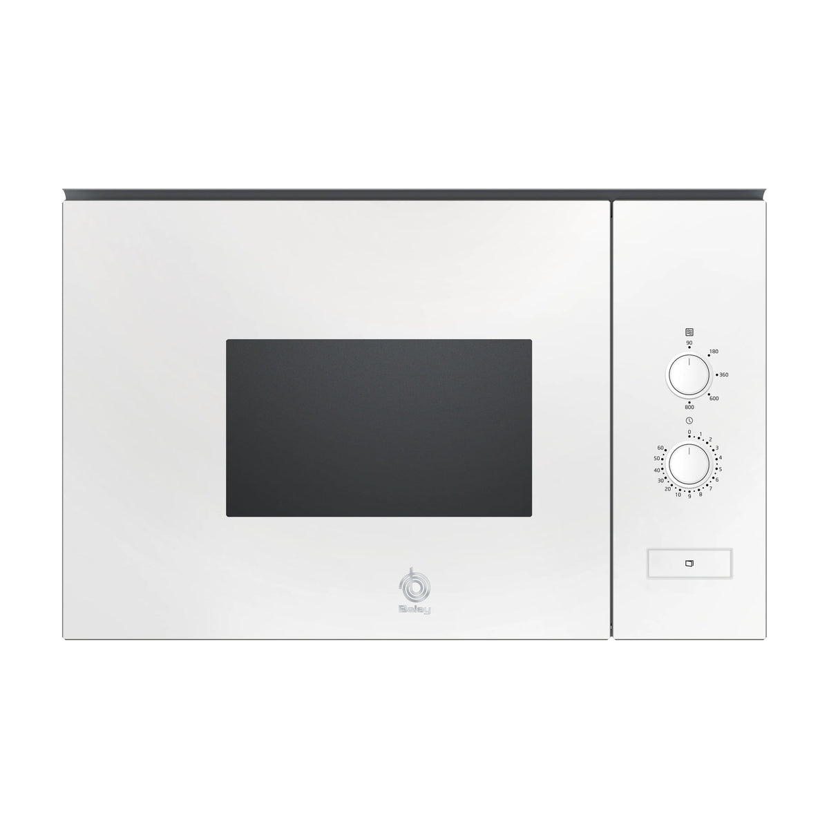 Microondas integrable Balay 3CP5002B3 de 20 l y 800 W, cristal blanco