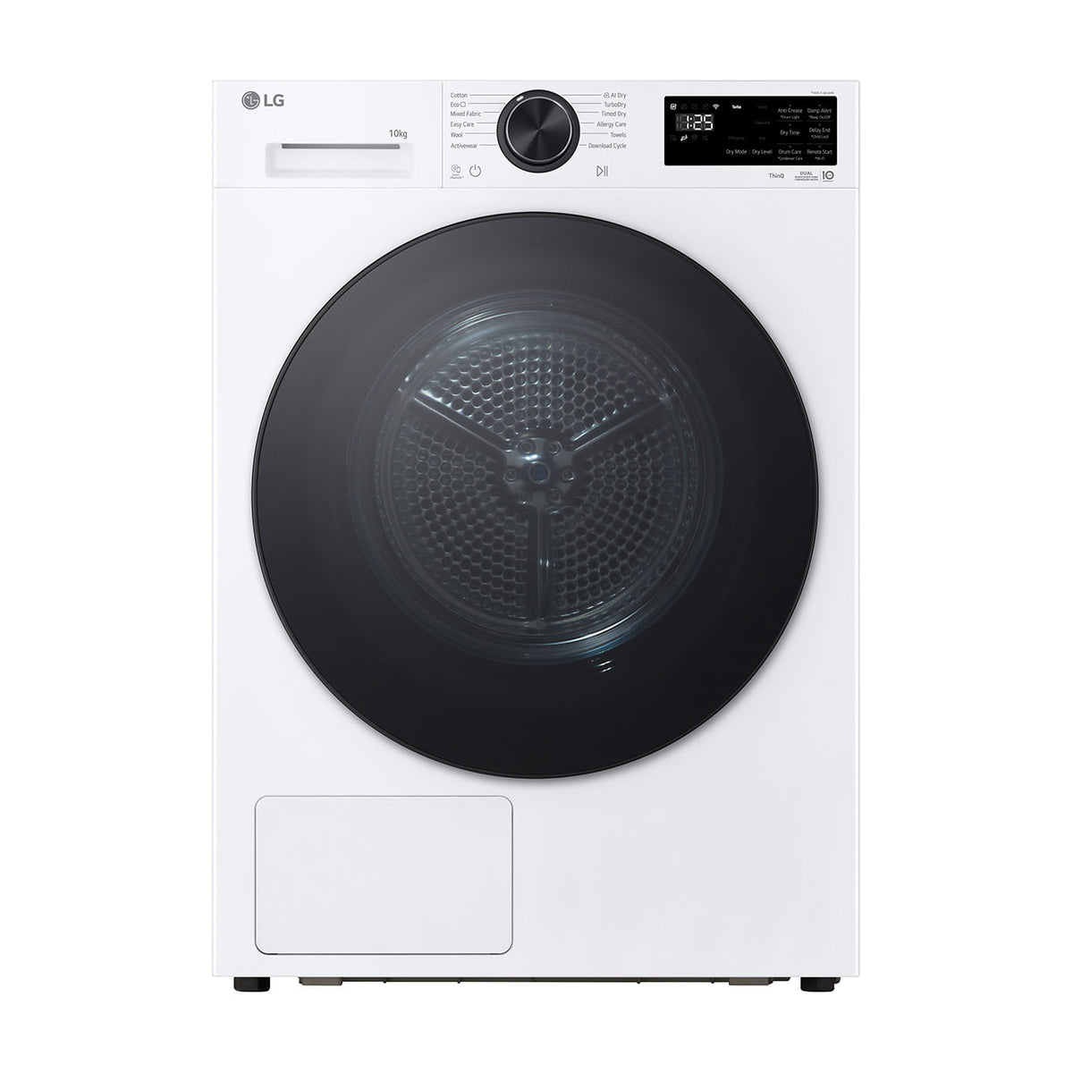 Secadora de bomba de calor LG RHX5010TLB, 10 kg y Wi-Fi