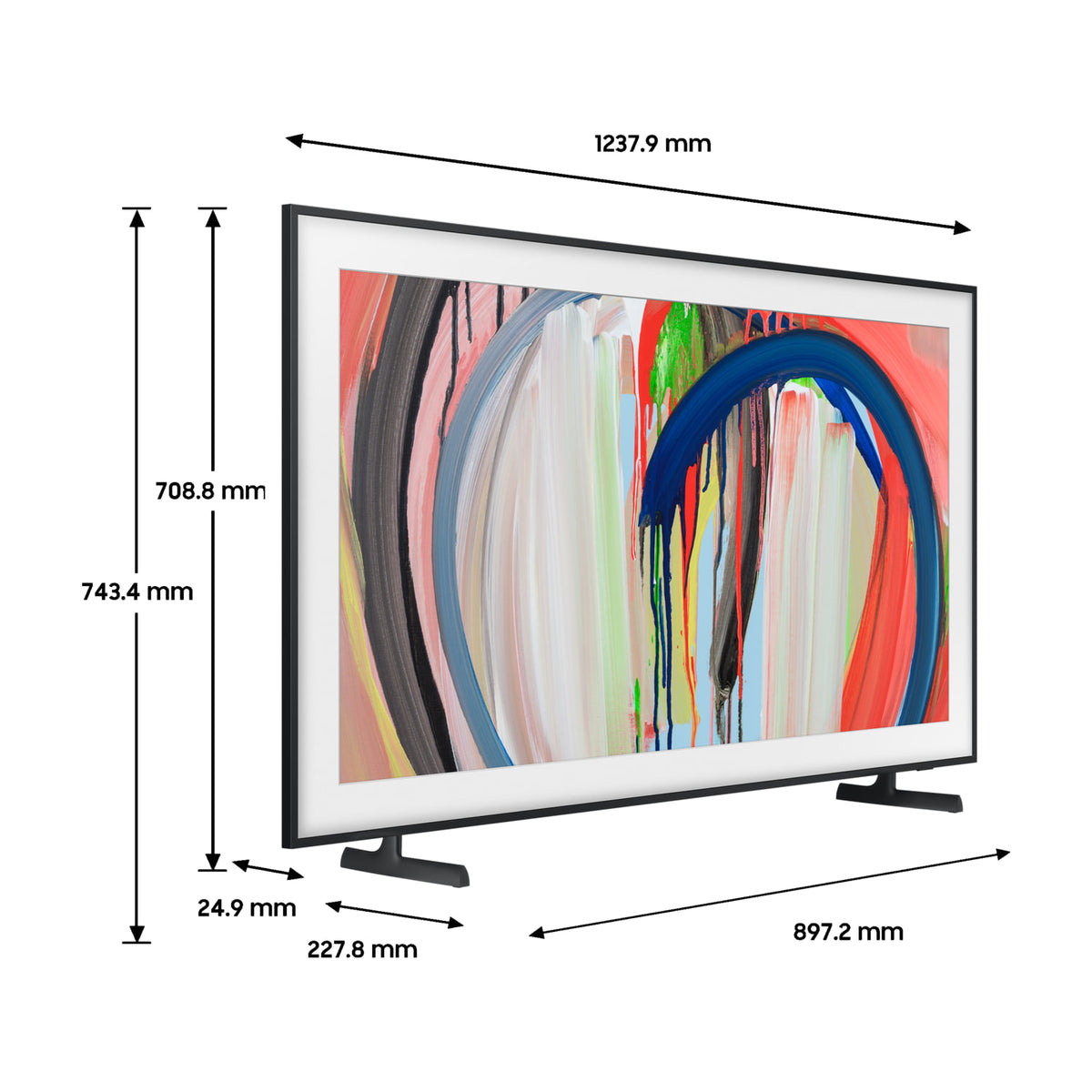 Televisor Samsung The Frame TQ55LS03HAUXXC de 55 pulgadas, QLED 4K