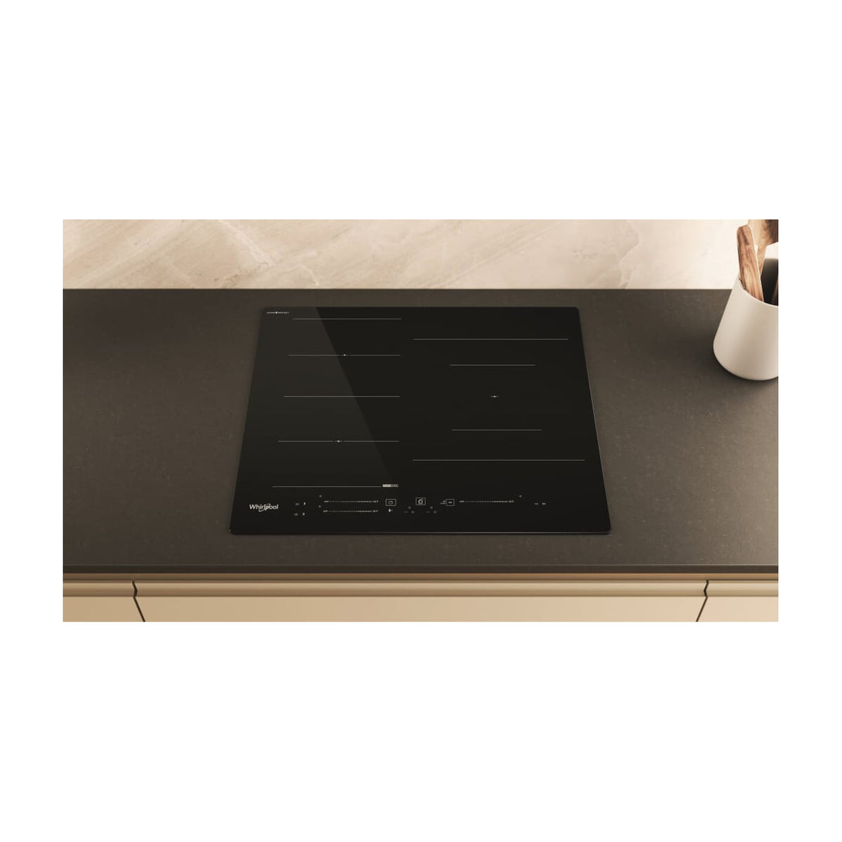 Placa de inducción Whirlpool WF S9860 CPNE, 3 zonas y FlexiSide