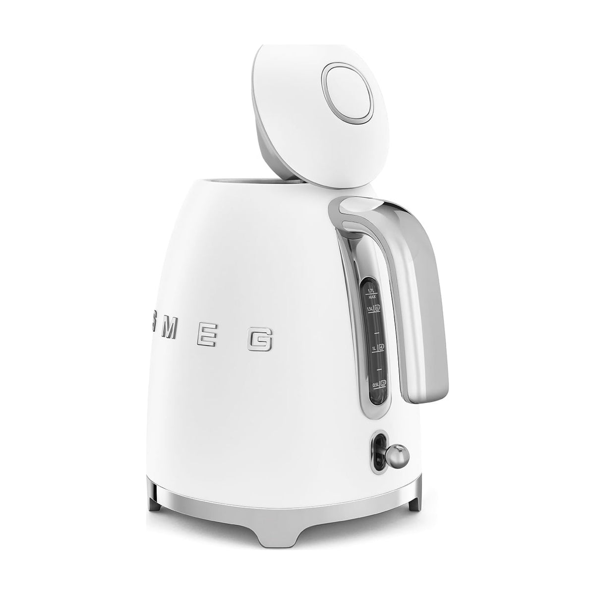 Hervidor de agua Smeg KLF03WHMEU de 1,7 l y 2400 W, blanco mate