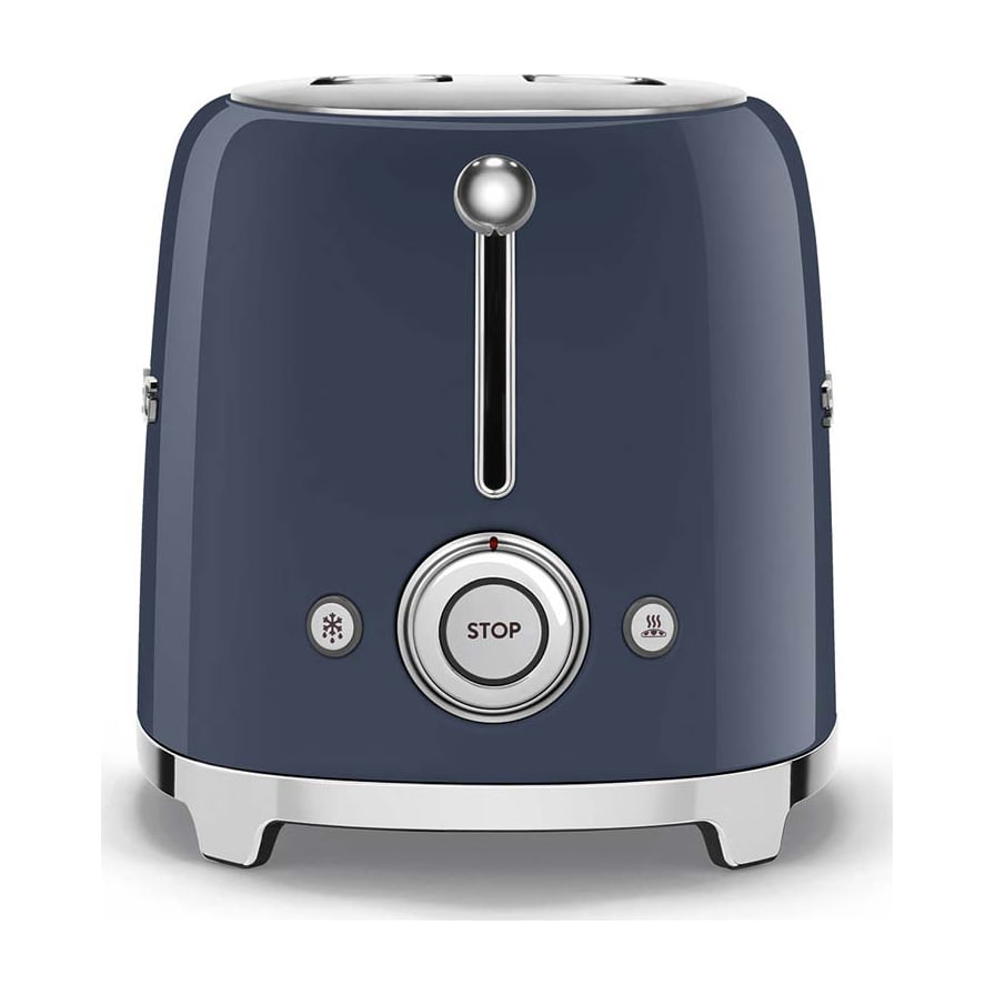 Tostadora Smeg TSF01NBEU azul marino, 2 ranuras y 950 W